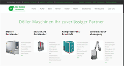 Desktop Screenshot of doeller-maschinen.de